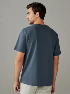 Bleu/Vert/Neutre/Brown - Ajustement régulier - T-shirt 4 Pack