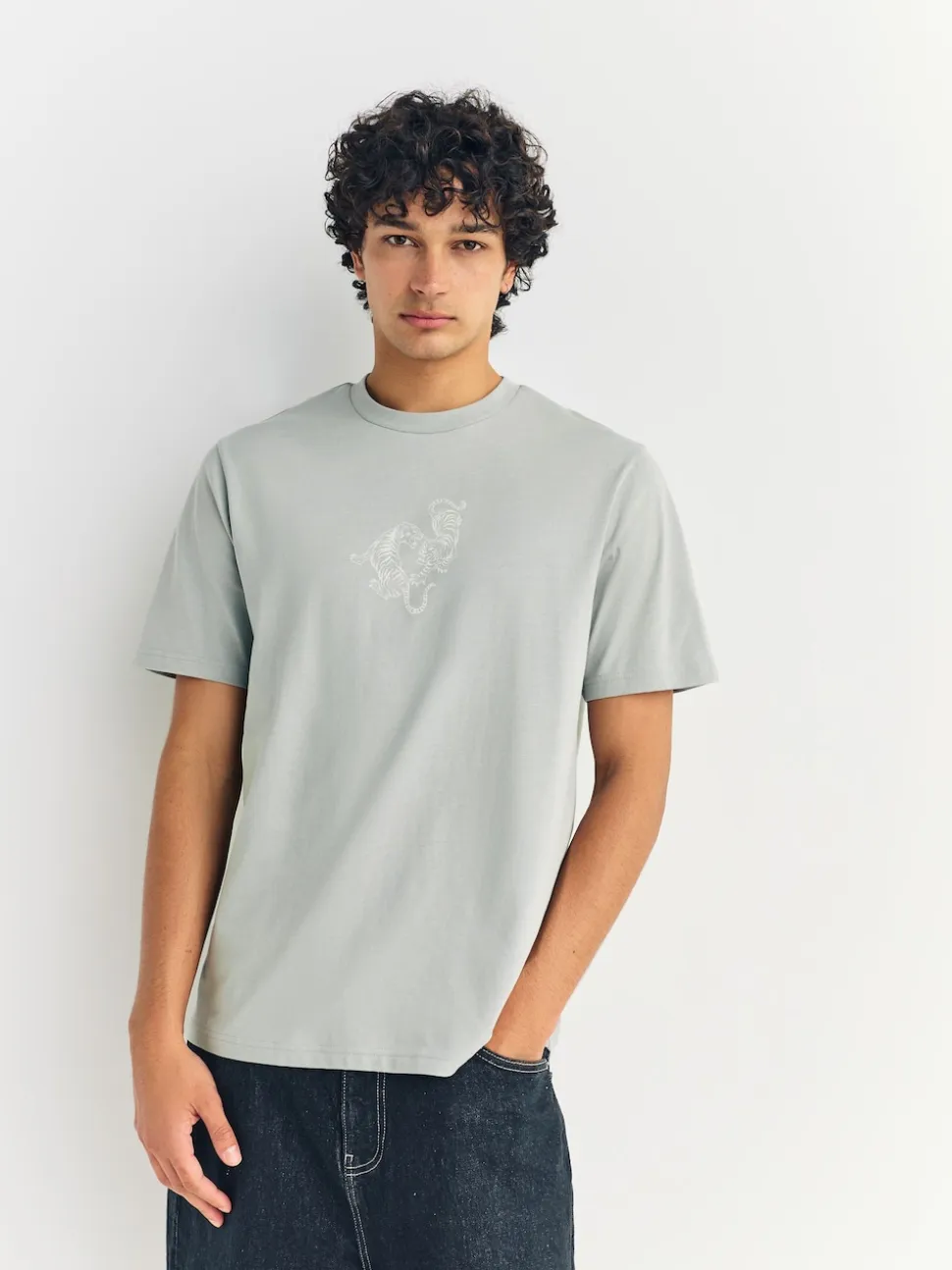 Bleu/Vert/Rose - Ajustement régulier - T-shirt Graphic Imprimé 3 Pack