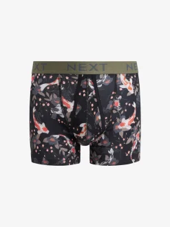 Bleu/Violet - animal - Caleçon A-Front 4 Pack