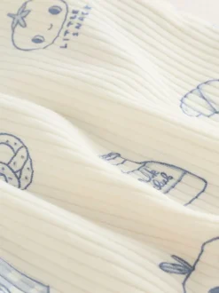 Blue Milk Club - Combinaisons de nuit à fermeture éclair pour bébés 3 Pack (0mths-3yrs)