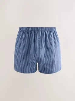 Blues Motif mixte - Lot de 4 - Boxers purs tissés