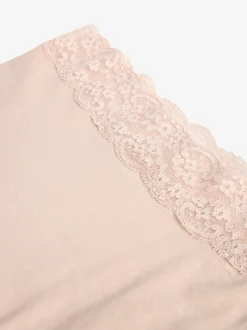 Blush Rose - Lot de 4 culottes en coton et dentelle