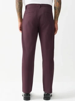 bordeaux - Ajustement droit - Pantalon chino stretch
