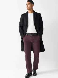 bordeaux - Ajustement droit - Pantalon chino stretch