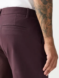 bordeaux - Ajustement droit - Pantalon chino stretch