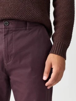 bordeaux - Slim Fit (Slim Fit) - Pantalon chino stretch