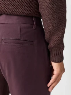 bordeaux - Slim Fit (Slim Fit) - Pantalon chino stretch