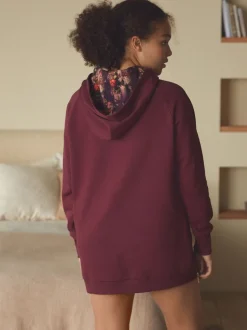 bordeaux - Sweat B by Ted Baker long à capuche