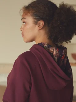 bordeaux - Sweat B by Ted Baker long à capuche