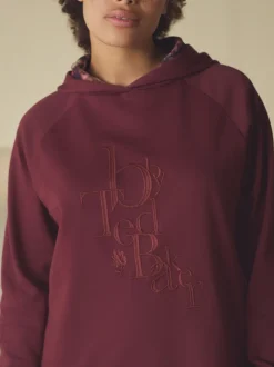 bordeaux - Sweat B by Ted Baker long à capuche
