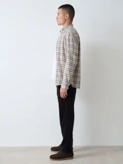 Bordeaux foncé - Pantalons Motionflex extensibles en velours côtelé