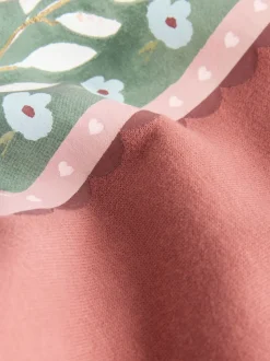 Bordeaux Rouge Fée - Ensemble Sweat-shirt et Leggings à ourlet à volants (3mois-7ans)