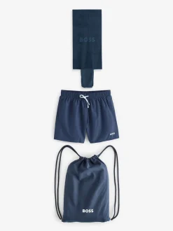 BOSS Shorts de bain, Sac, Serviettes Beach Gift Set