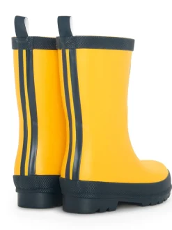 Bottes de pluie Jaune et bleu marine mates
