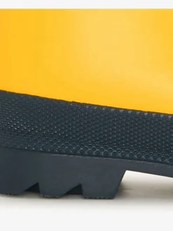 Bottes de pluie Jaune et bleu marine mates