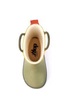 Bottes en caoutchouc Lazy Dogz Bubblegum vertes pour tout-petit