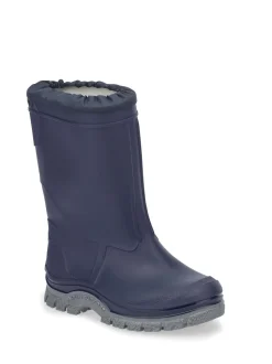 Bottes en caoutchouc Start Rite Mudbuster bleues douillettes avec doublure en polaire