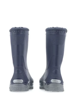 Bottes en caoutchouc Start Rite Mudbuster bleues douillettes avec doublure en polaire
