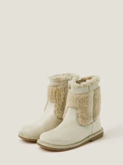 Bottes Monsoon en cuir Borg
