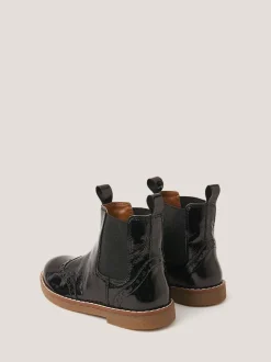 Bottes Monsoon en cuir verni