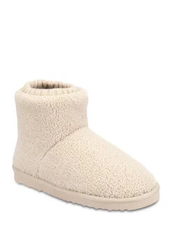 Bottes Totes Isotoner pour femme en Borg avec détails aux poignets