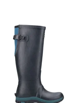 Bottes Wellington Cotswolds Bleu réglables