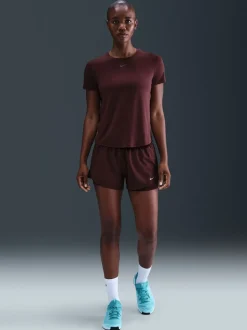 Bourgogne Crush - Nike Dri-FIT One Mid Rise 3 Inch 2-en-1 Shorts