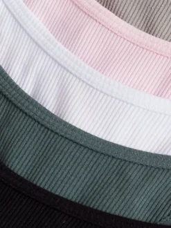 Boux Avenue Amiee Rib High Leg Thong 5 Pack