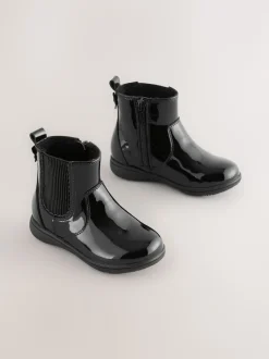 Brevet noir - Bottines Chelsea en cuir