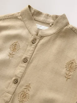Broderie feuille neutre - Eid Kurta (3mths-16yrs)