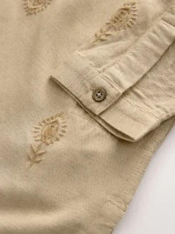 Broderie feuille neutre - Eid Kurta (3mths-16yrs)