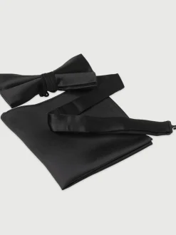 Brook Taverner Ensemble nœud papillon et pochette en pure soie