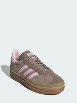 Brun clair - Baskets adidas Originals Gazelle Bold W