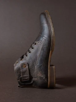 Brun clair - Coupe classique - Dune London bottines Simon en cuir robuste