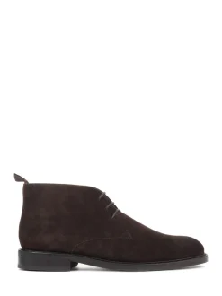 Brun foncé - Bottes/Bottines Jones Bootmaker Deacon en daim Chukka