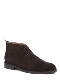 Brun foncé - Bottes/Bottines Jones Bootmaker Deacon en daim Chukka