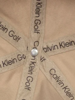 Calvin Klein Golf 100% coton sergé Casquette marron