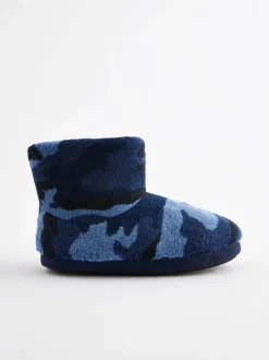 Camo bleu - Bottes Slipper