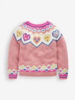 Cardigan Boden Heart Edie Fair Isle