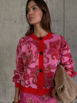 Cardigan Never Fully Dressed Motif paisley Oslo