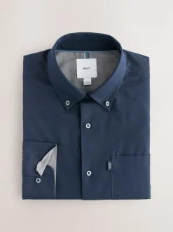 Carreaux Blackwatch bleu marine/vert - Lot de 2 chemises Oxford à manches longues