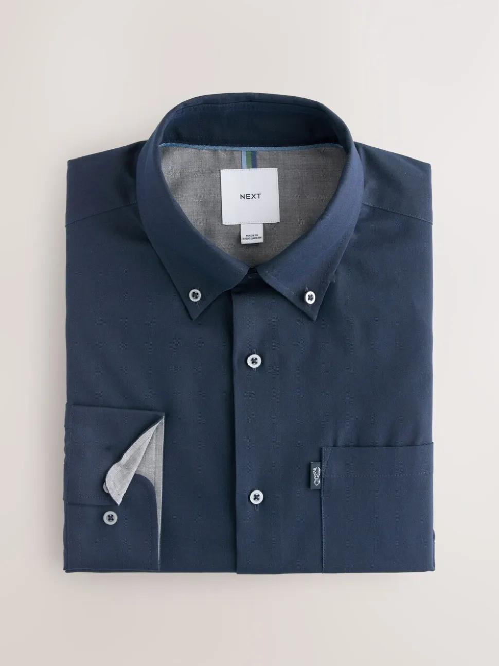 Carreaux Blackwatch bleu marine/vert - Lot de 2 chemises Oxford à manches longues