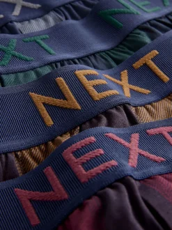 Carreaux marine/bordeaux - Lot de 5 boxers amples