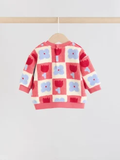 Carreaux rouge/violet - Ensemble de Hauts et Leggings en polaire Bébé 2 pièces (0mois-2ans)