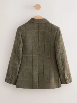 Carreaux vert/marron - Blazer (3-16ans)