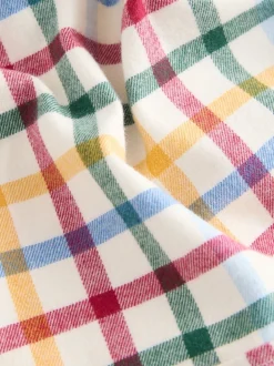 Carreaux vichy écru vif - Chemise Personnage Manches longues (3mois-7ans)