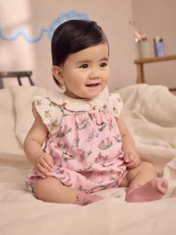 Cath Kidston Rose fleuri - Barboteuse imprimée en jersey pour bébé