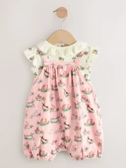 Cath Kidston Rose fleuri - Barboteuse imprimée en jersey pour bébé