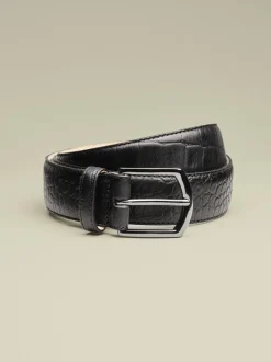 Ceinture Charles Tyrwhitt Made in England en cuir gaufré