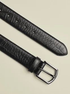 Ceinture Charles Tyrwhitt Made in England en cuir gaufré